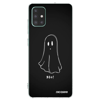 Picasee silikonowe przeźroczyste etui na Samsung Galaxy M51 M515F - Ghost 2