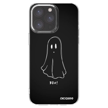 Picasee silikonowe przeźroczyste etui na Apple iPhone 15 Pro Max - Ghost 2