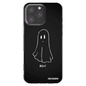 Picasee silikonowe przeźroczyste etui na Apple iPhone 16 Pro Max - Ghost 2
