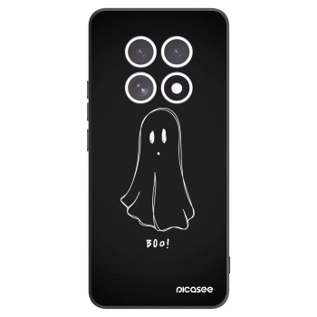 Picasee silikonowe czarne etui na Xiaomi Redmi Note 15 4G - Ghost 2