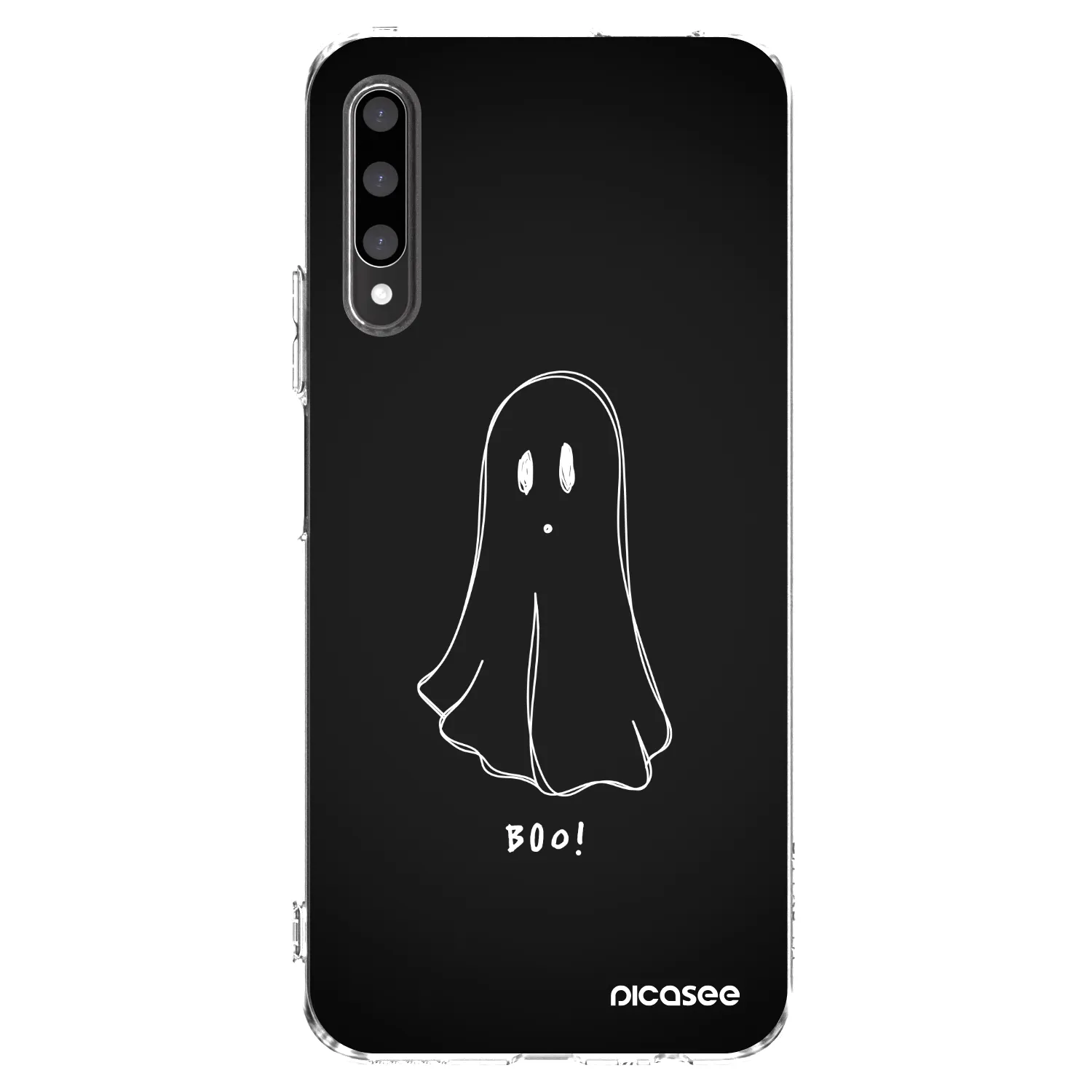 Picasee silikonowe przeźroczyste etui na Honor 9X Pro - Ghost 2