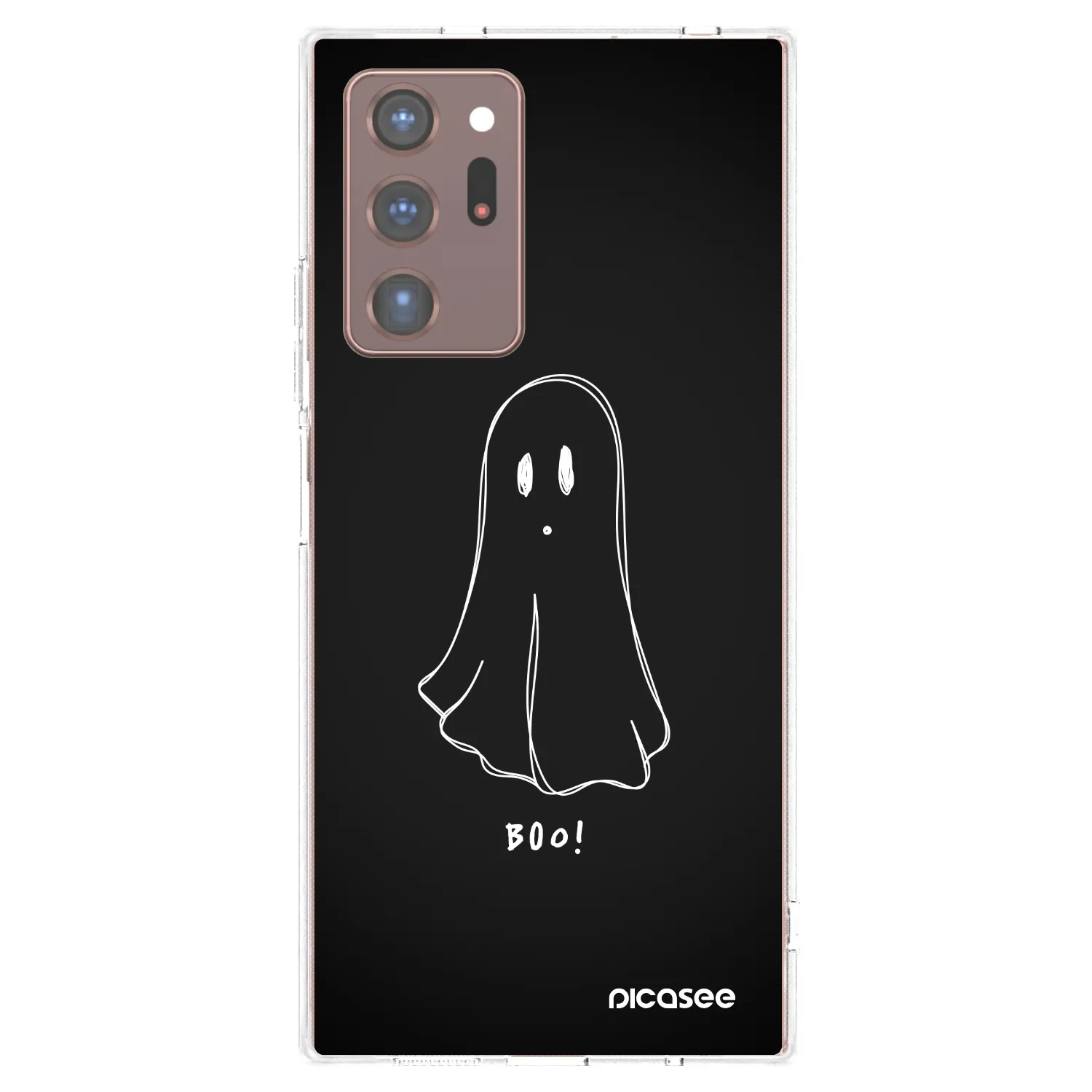 Picasee silikonowe przeźroczyste etui na Samsung Galaxy Note 20 Ultra - Ghost 2