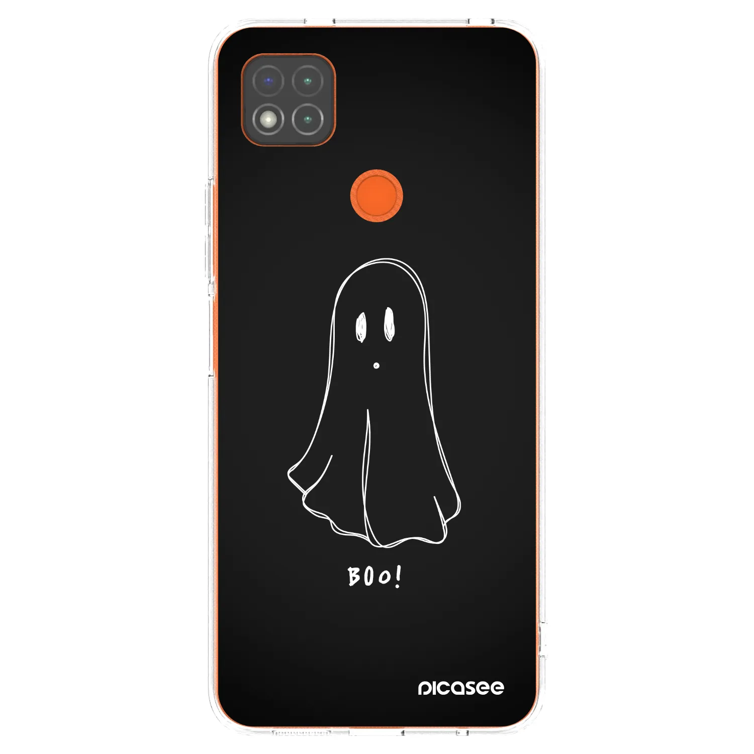 Picasee silikonowe przeźroczyste etui na Xiaomi Redmi 9C - Ghost 2