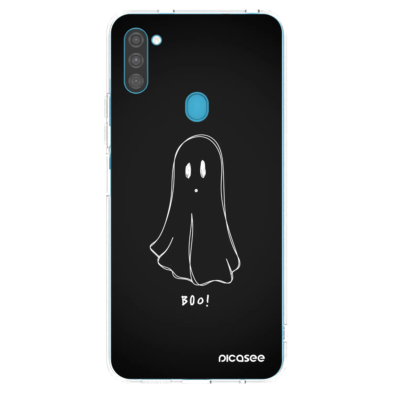 Picasee silikonowe przeźroczyste etui na Samsung Galaxy M11 - Ghost 2