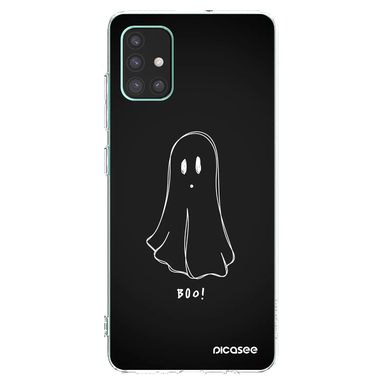 Picasee silikonowe przeźroczyste etui na Samsung Galaxy M51 M515F - Ghost 2