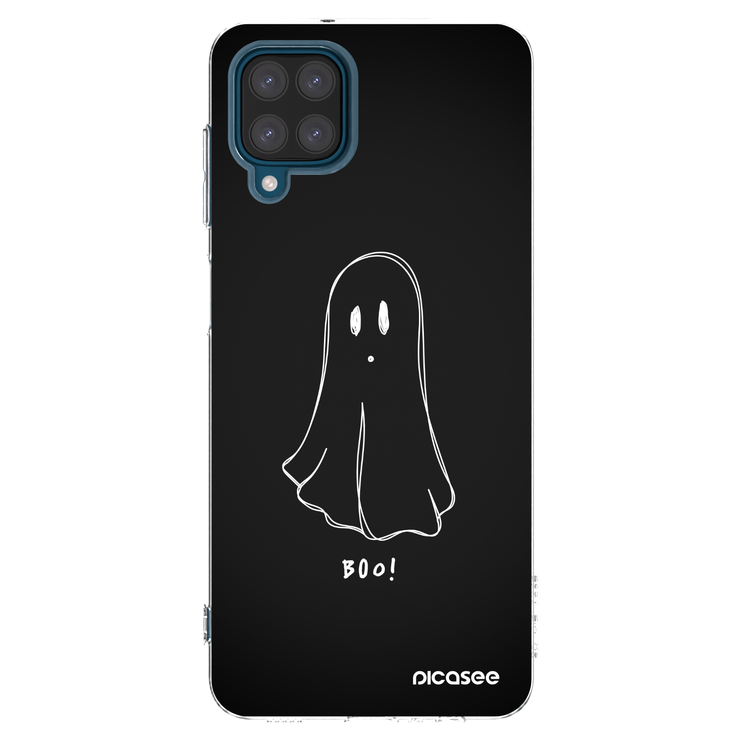 Picasee silikonowe przeźroczyste etui na Samsung Galaxy A12 A125F - Ghost 2