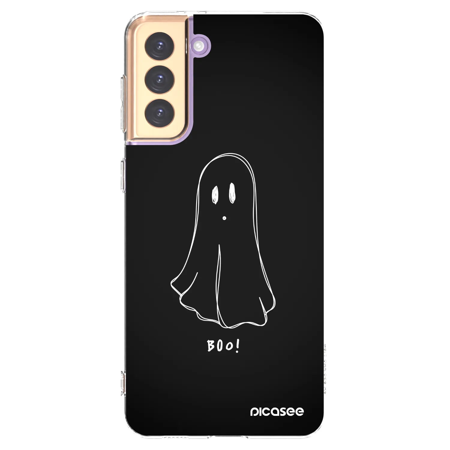 Picasee silikonowe przeźroczyste etui na Samsung Galaxy S21+ 5G G996F - Ghost 2