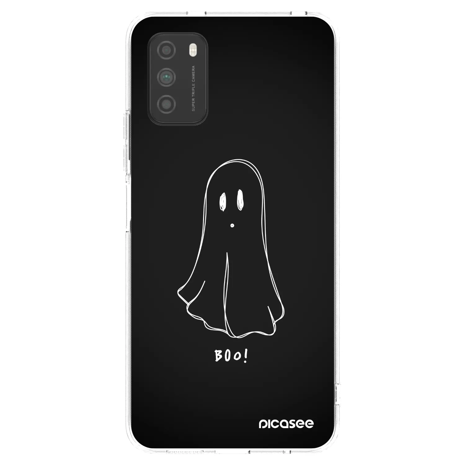 Picasee silikonowe przeźroczyste etui na Xiaomi Poco M3 - Ghost 2