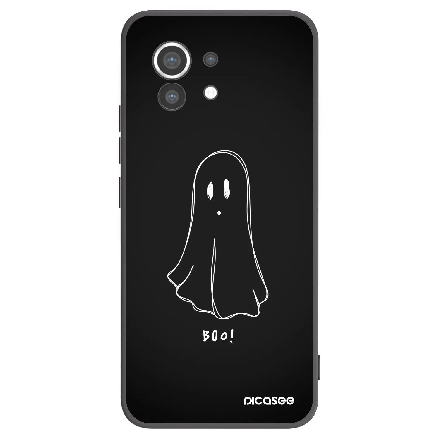 Picasee silikonowe czarne etui na Xiaomi Mi 11 - Ghost 2