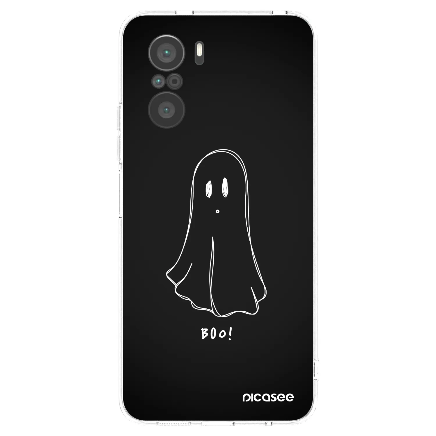 Picasee silikonowe przeźroczyste etui na Xiaomi Poco F3 - Ghost 2