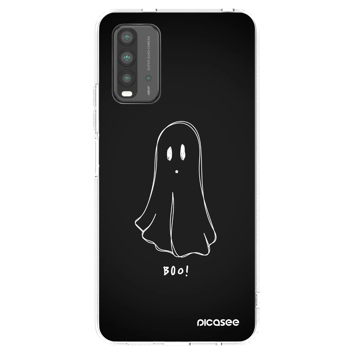 Picasee silikonowe przeźroczyste etui na Xiaomi Redmi 9T - Ghost 2