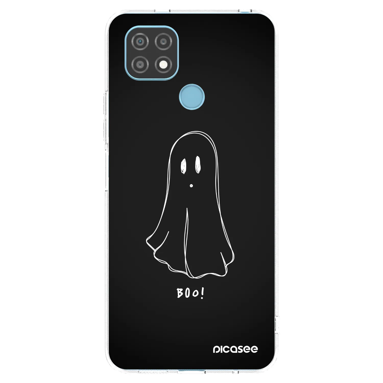 Picasee silikonowe przeźroczyste etui na Realme C21 - Ghost 2