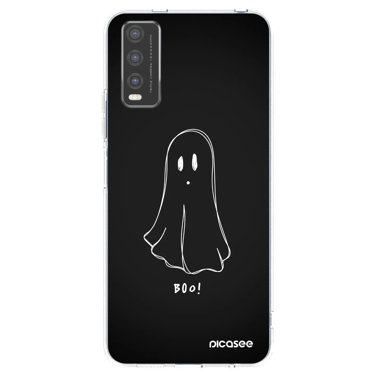 Picasee silikonowe przeźroczyste etui na Vivo Y20s - Ghost 2