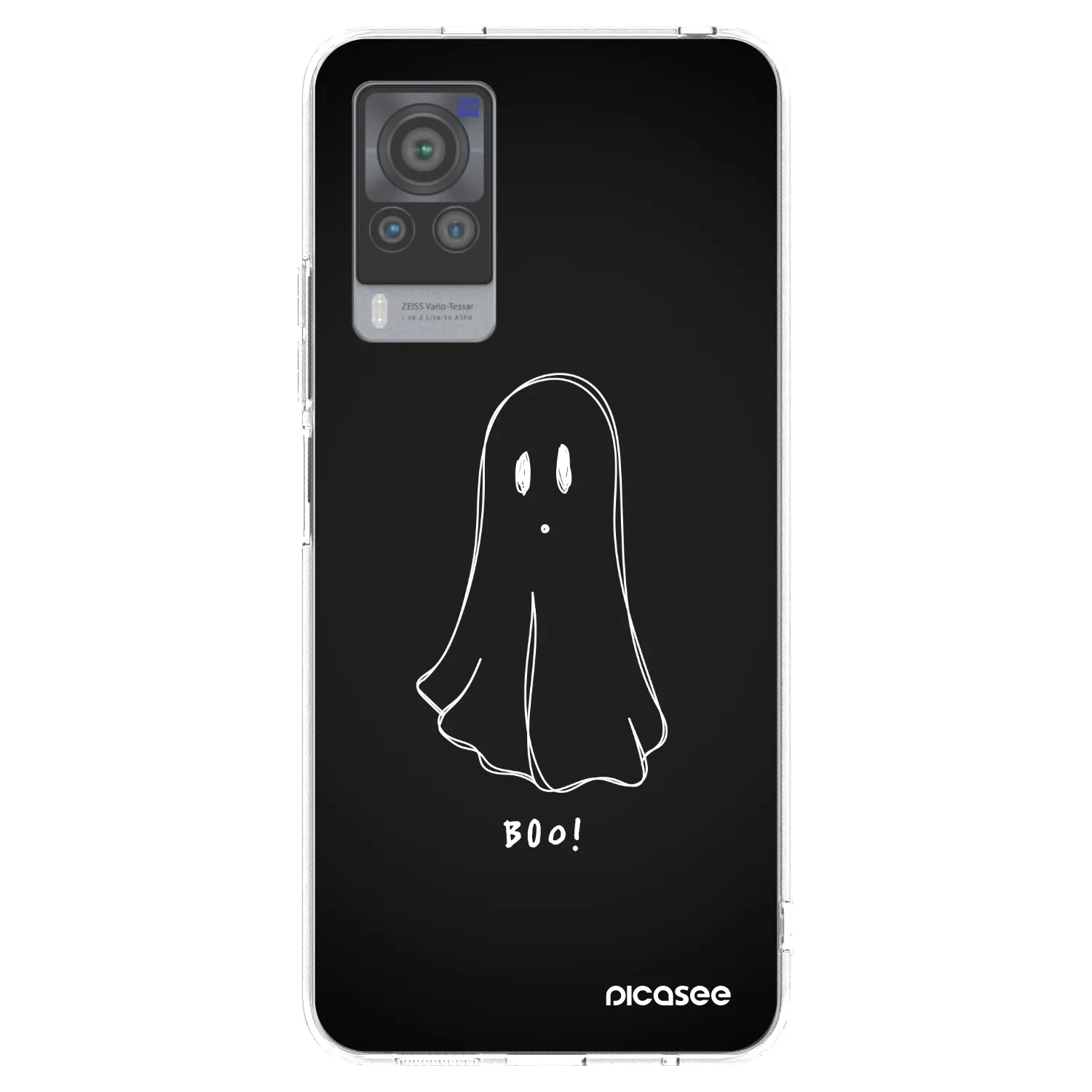 Picasee silikonowe przeźroczyste etui na Vivo X60 Pro 5G - Ghost 2