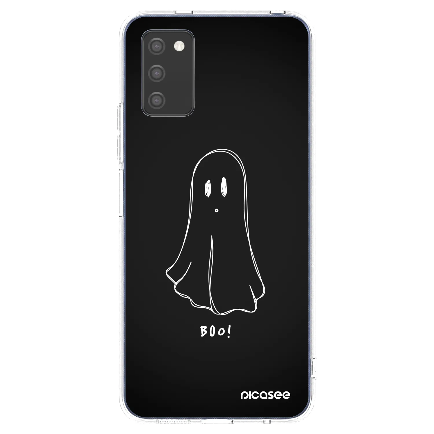 Picasee silikonowe przeźroczyste etui na Samsung Galaxy A03s A037G - Ghost 2