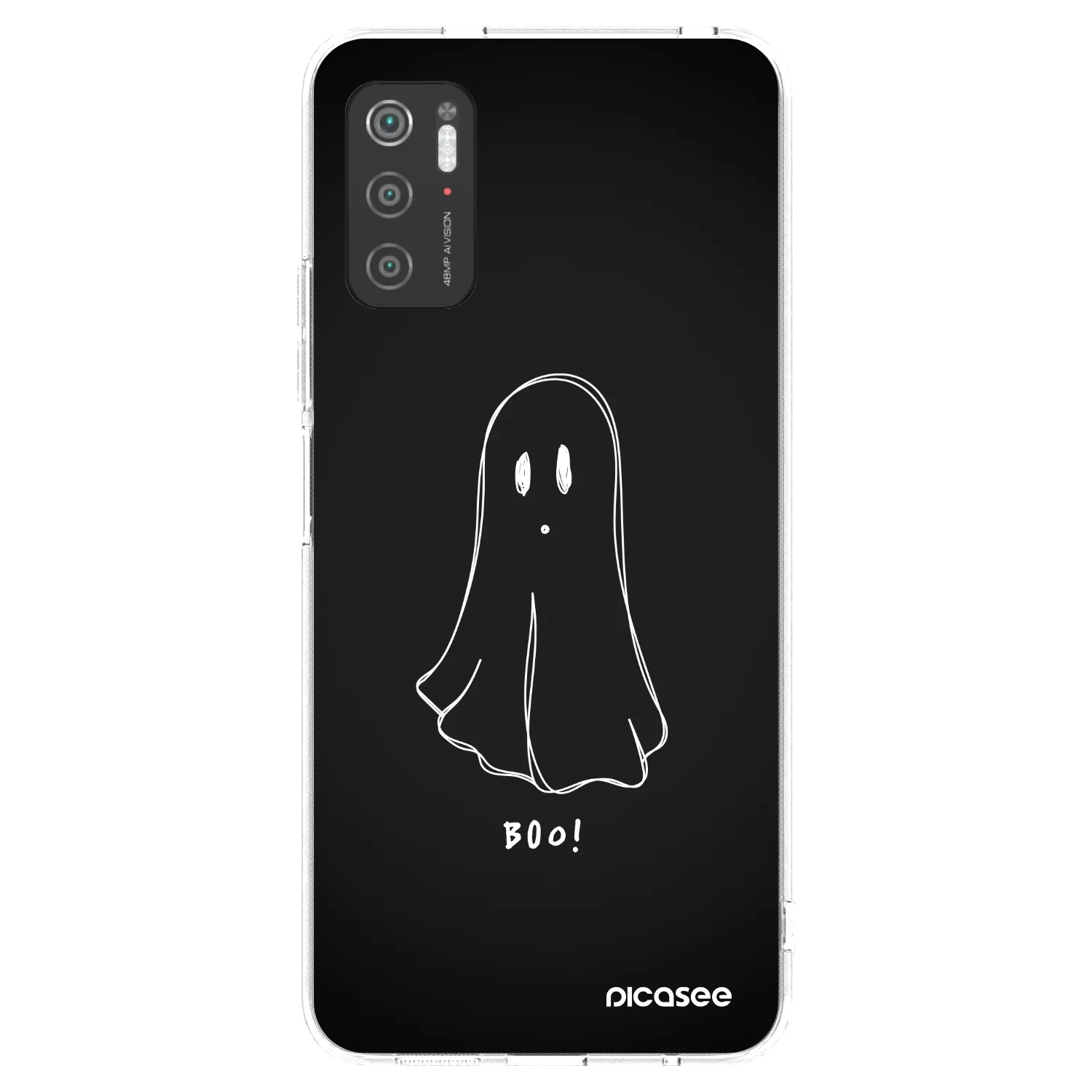 Picasee silikonowe przeźroczyste etui na Xiaomi Poco M3 Pro 5G - Ghost 2