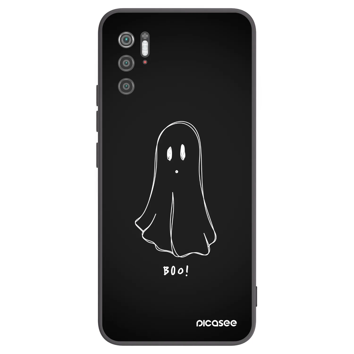 Picasee silikonowe czarne etui na Xiaomi Poco M3 Pro 5G - Ghost 2