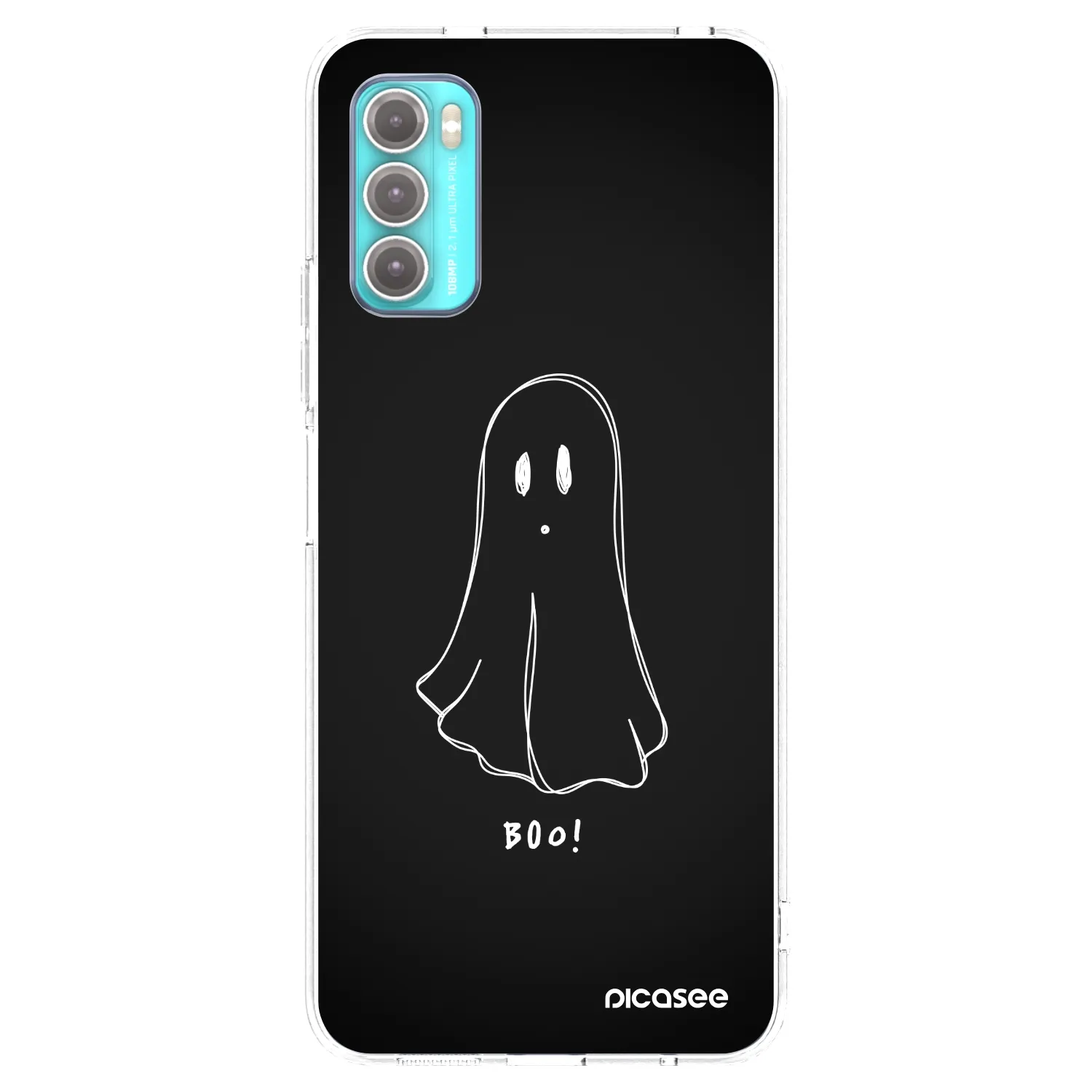 Picasee silikonowe przeźroczyste etui na Motorola Moto G60 - Ghost 2