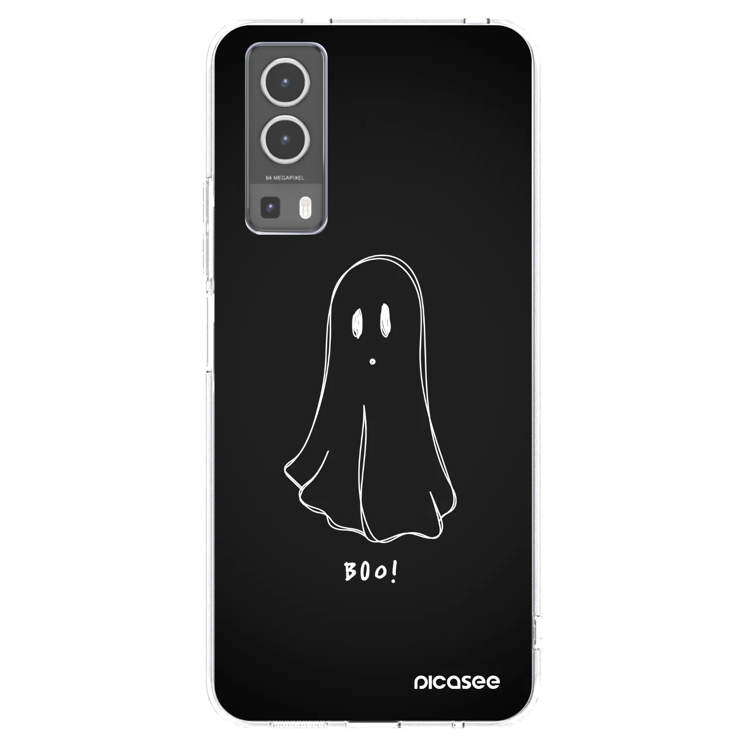 Picasee silikonowe przeźroczyste etui na Vivo Y72 5G - Ghost 2