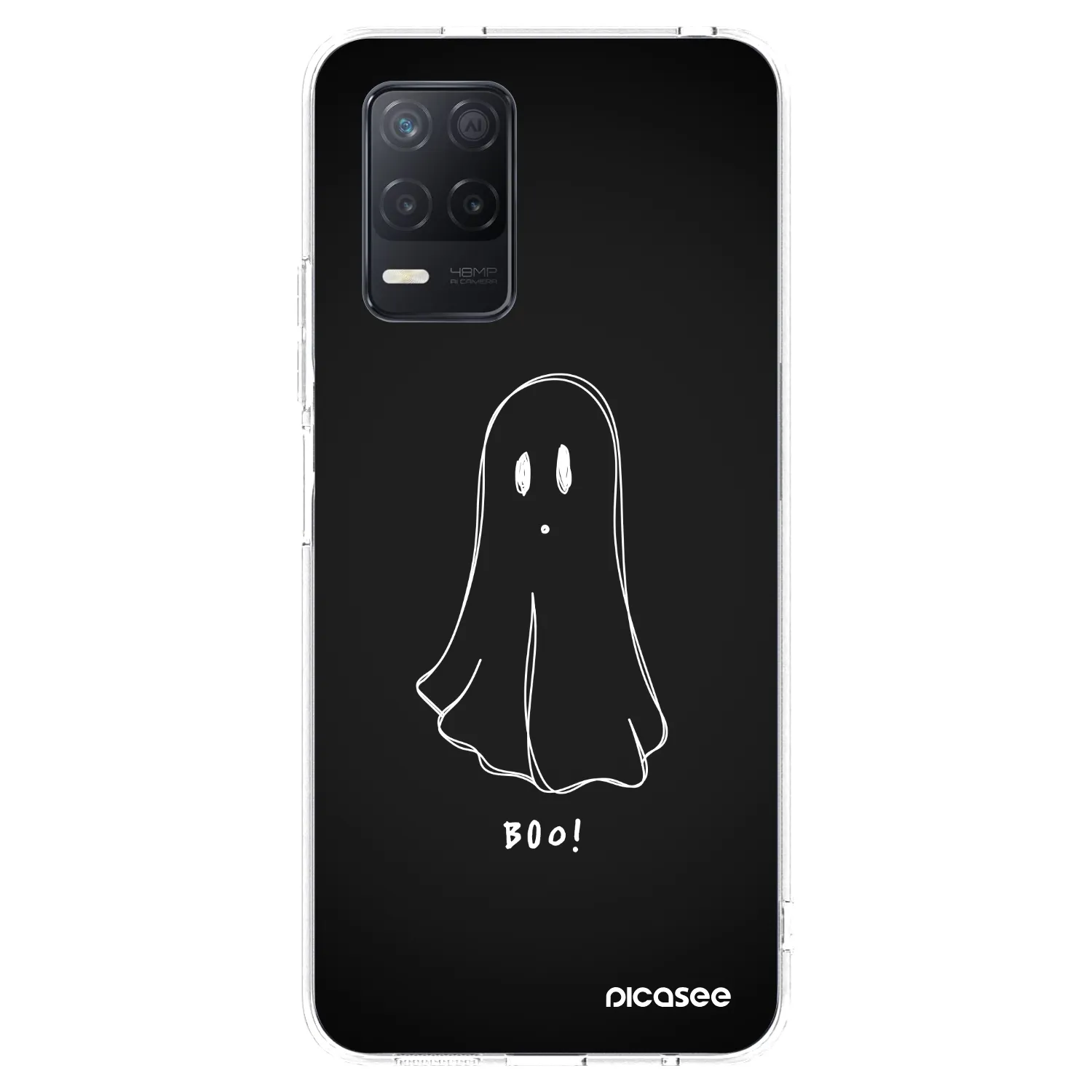 Picasee silikonowe przeźroczyste etui na Realme 8 5G - Ghost 2