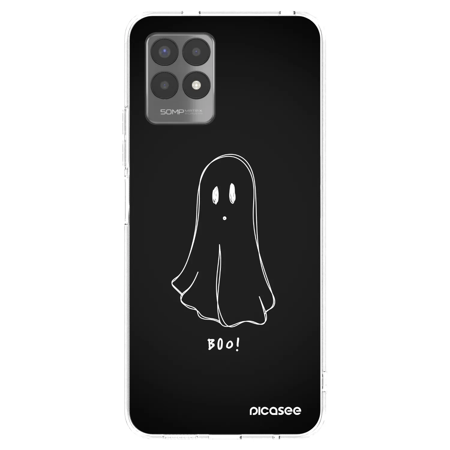 Picasee silikonowe przeźroczyste etui na Realme 8i - Ghost 2