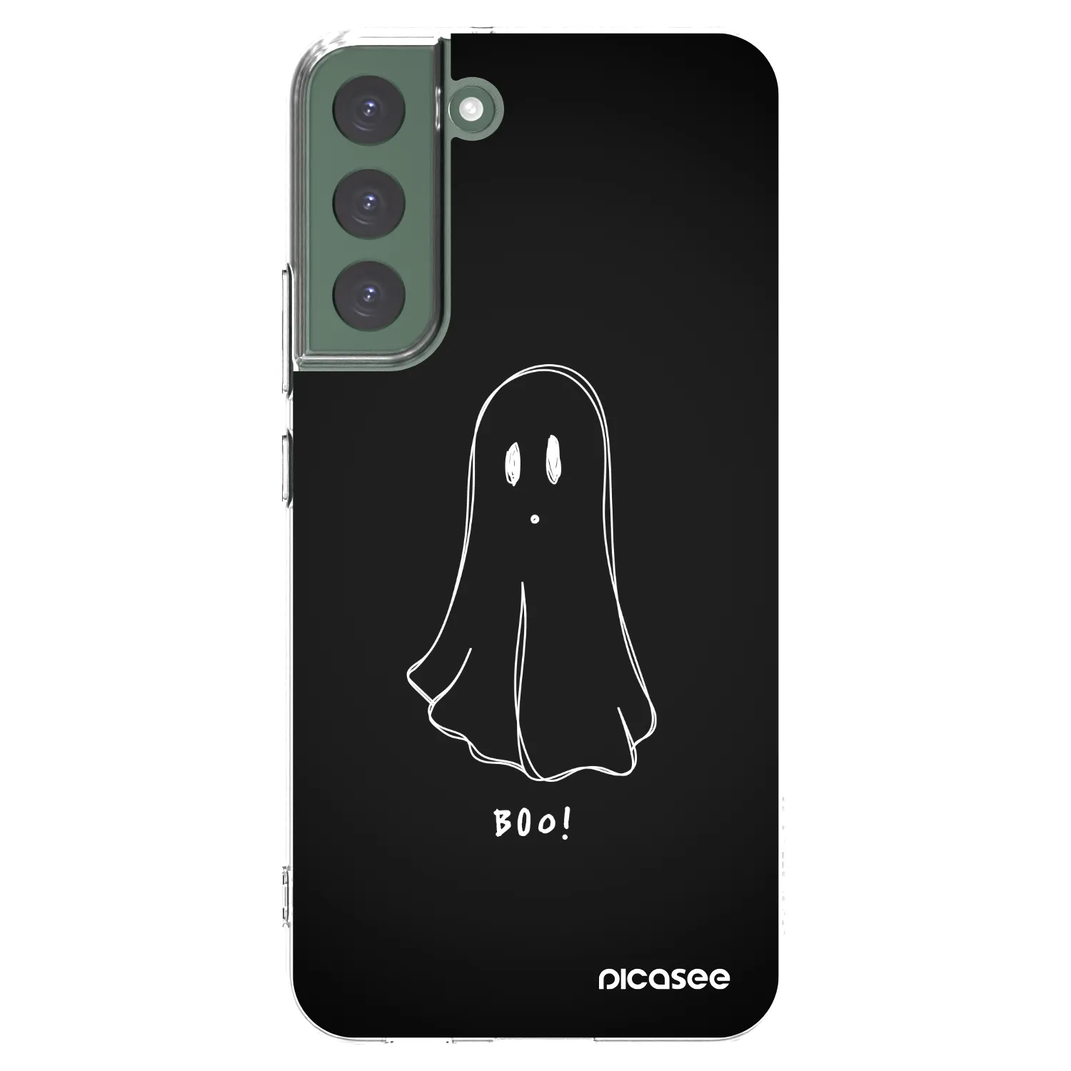 Picasee silikonowe przeźroczyste etui na Samsung Galaxy S22+ 5G - Ghost 2