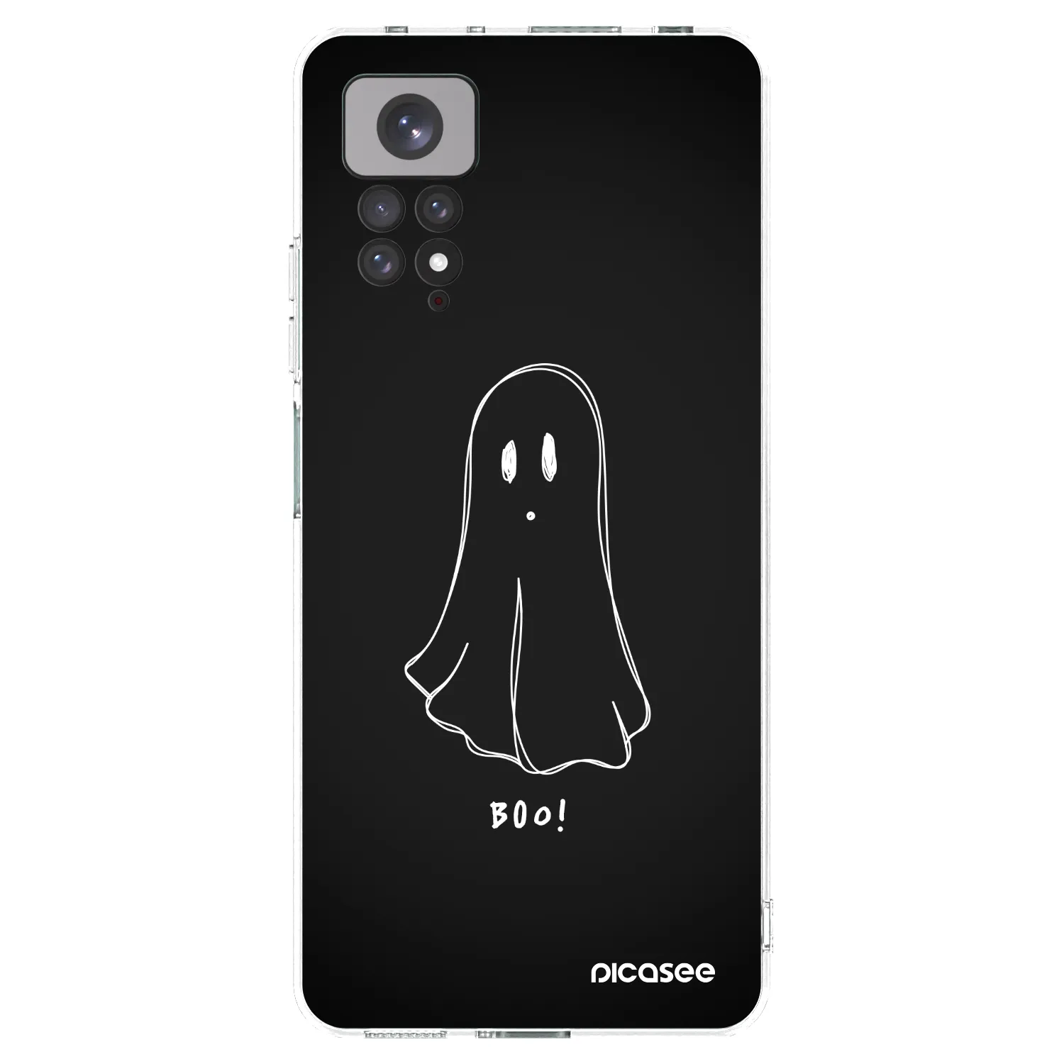 Picasee silikonowe przeźroczyste etui na Xiaomi Redmi Note 11 - Ghost 2