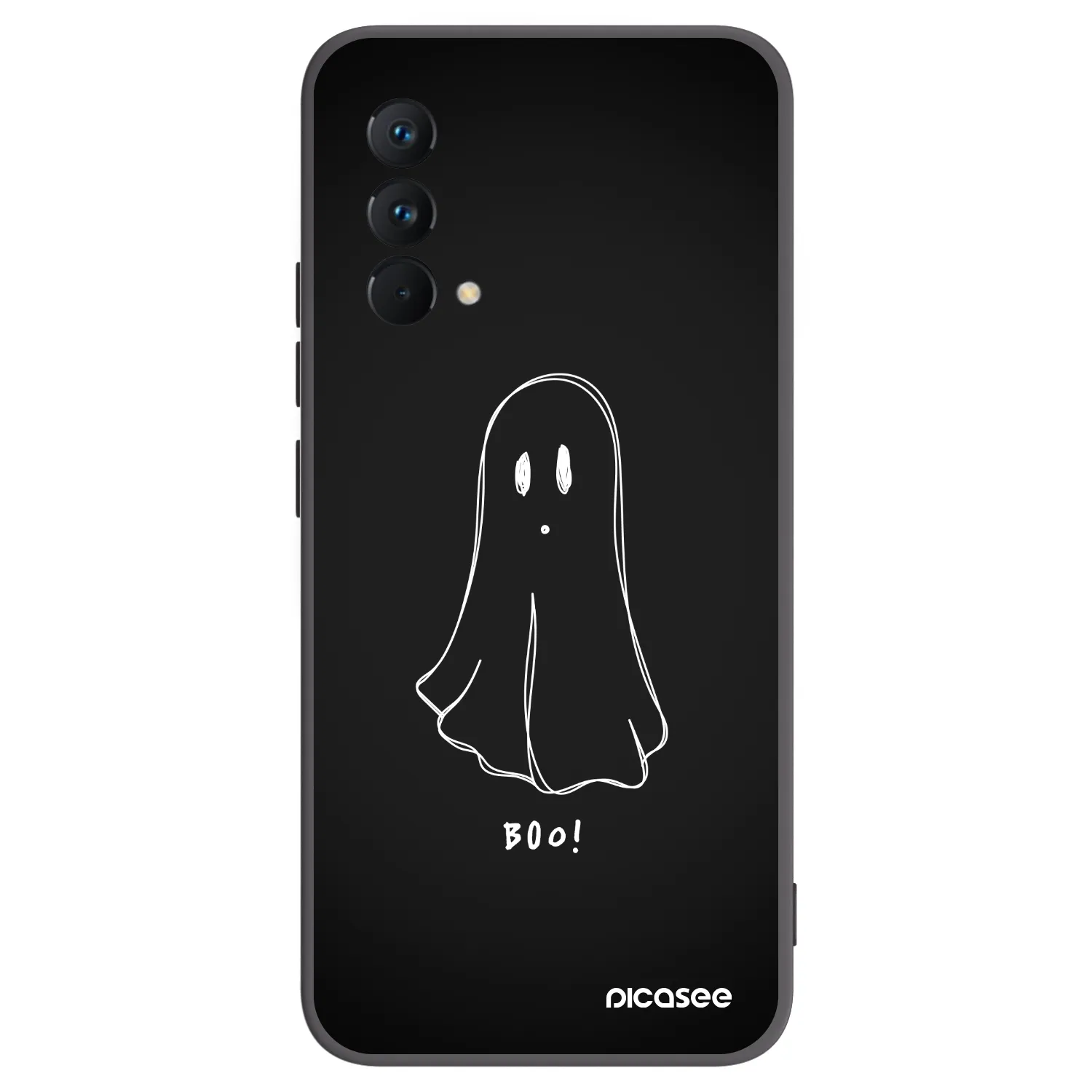 Picasee silikonowe czarne etui na Realme GT Master Edition 5G - Ghost 2