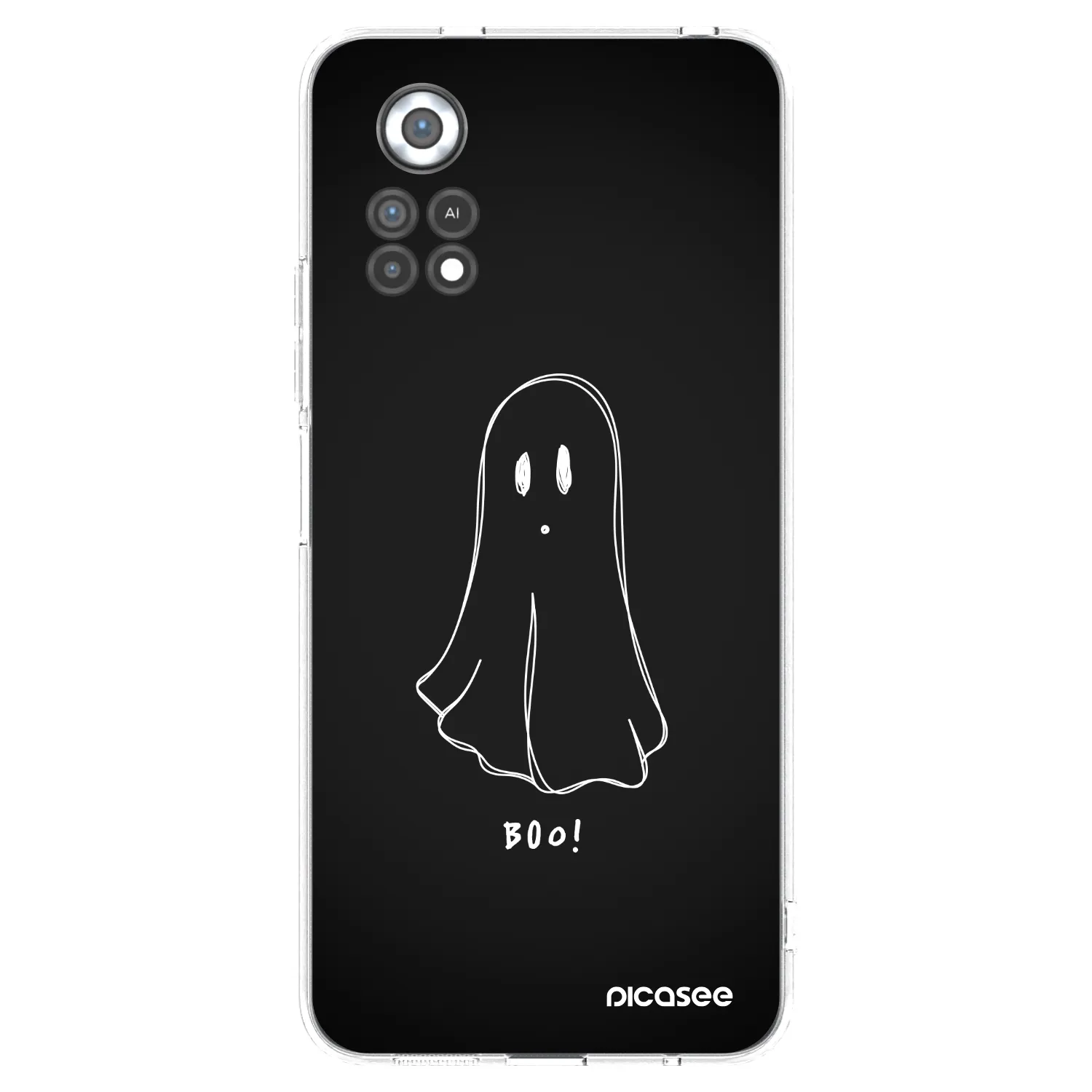 Picasee silikonowe przeźroczyste etui na Xiaomi Poco X4 Pro 5G - Ghost 2