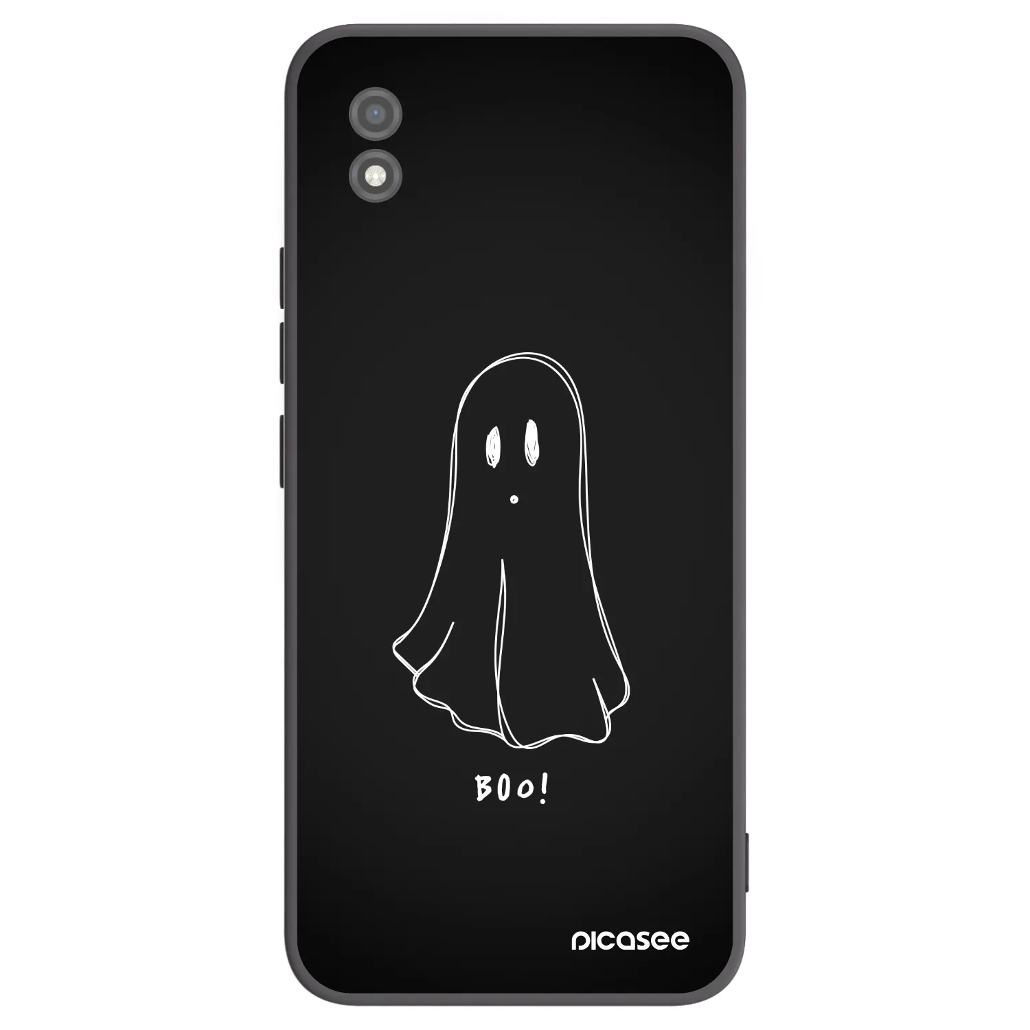 Picasee silikonowe czarne etui na Realme C11 (2021) - Ghost 2