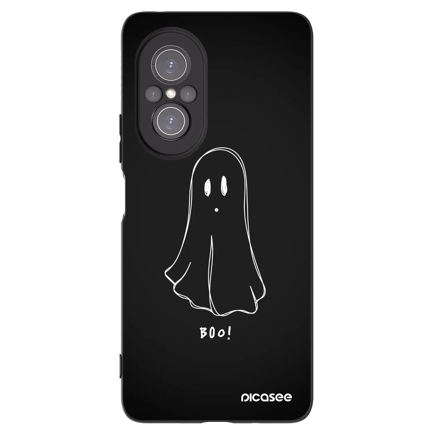 Picasee silikonowe czarne etui na Huawei Nova 9 SE - Ghost 2