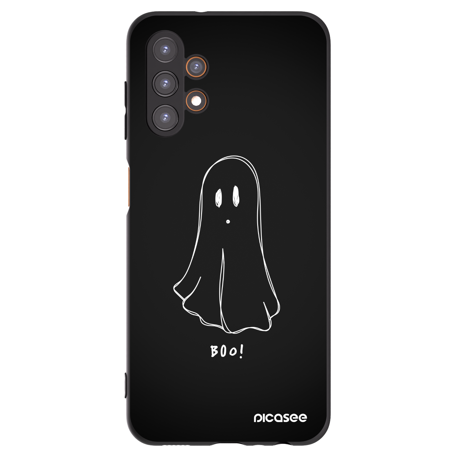Picasee silikonowe czarne etui na Samsung Galaxy A13 4G A135 - Ghost 2