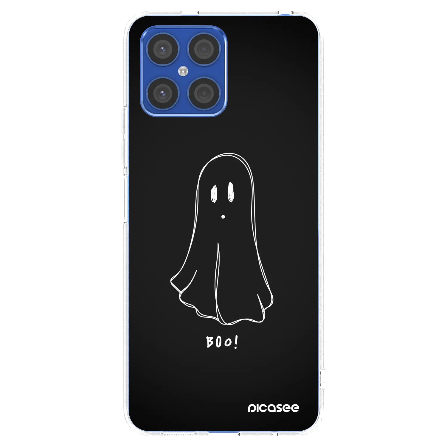 Picasee silikonowe przeźroczyste etui na Honor X8 4G - Ghost 2