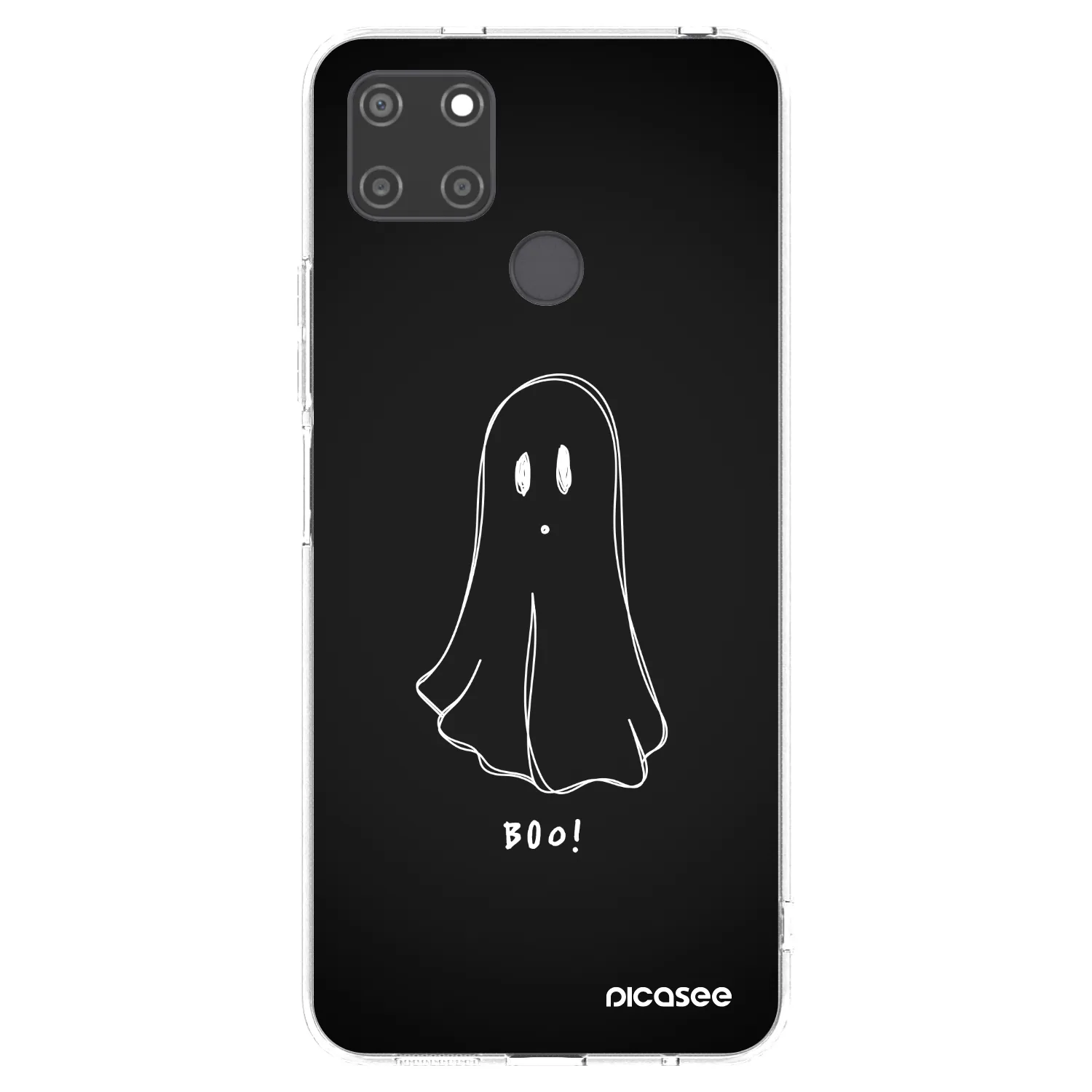 Picasee silikonowe przeźroczyste etui na Realme C21Y - Ghost 2