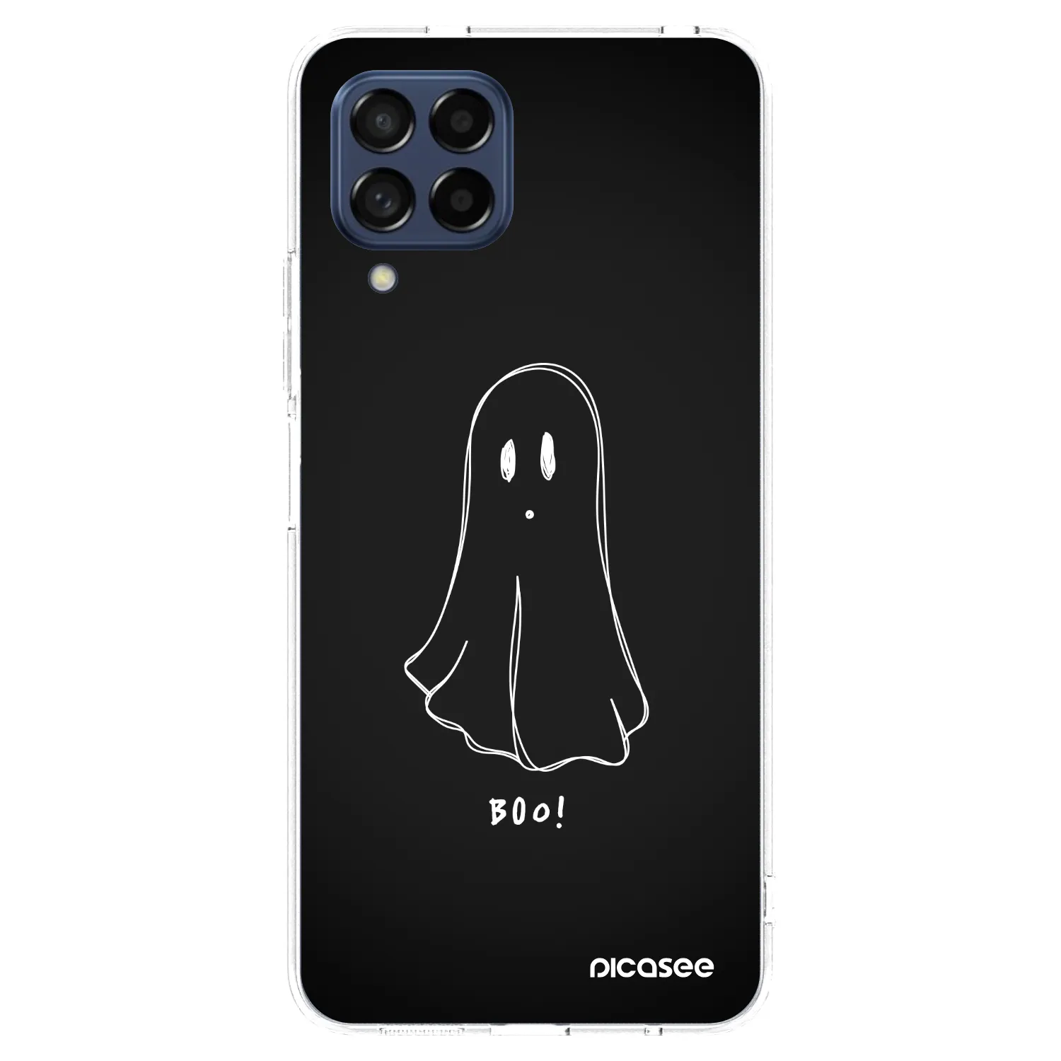 Picasee silikonowe przeźroczyste etui na Samsung Galaxy M53 5G - Ghost 2