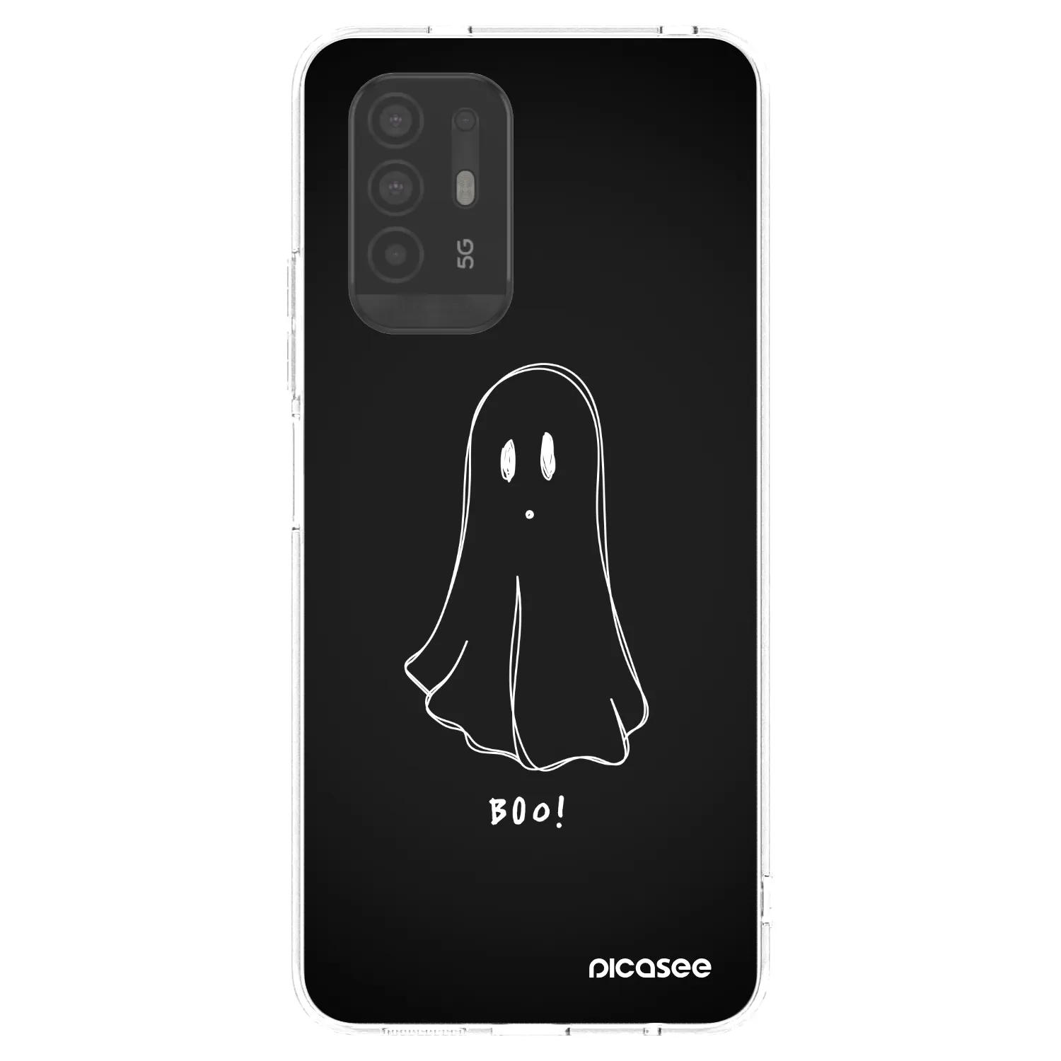 Picasee silikonowe przeźroczyste etui na OPPO A94 5G - Ghost 2