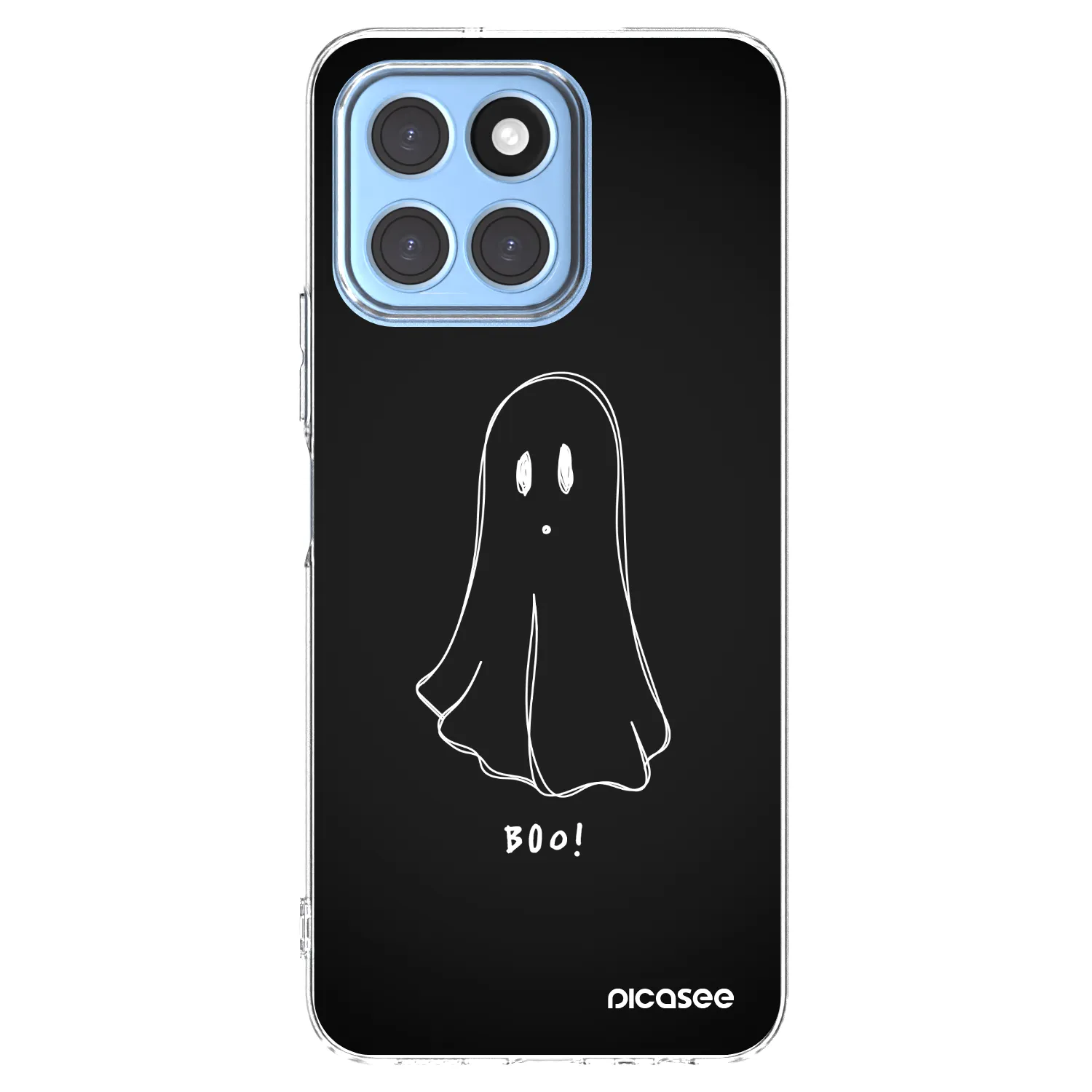 Picasee silikonowe przeźroczyste etui na Honor X8 5G - Ghost 2