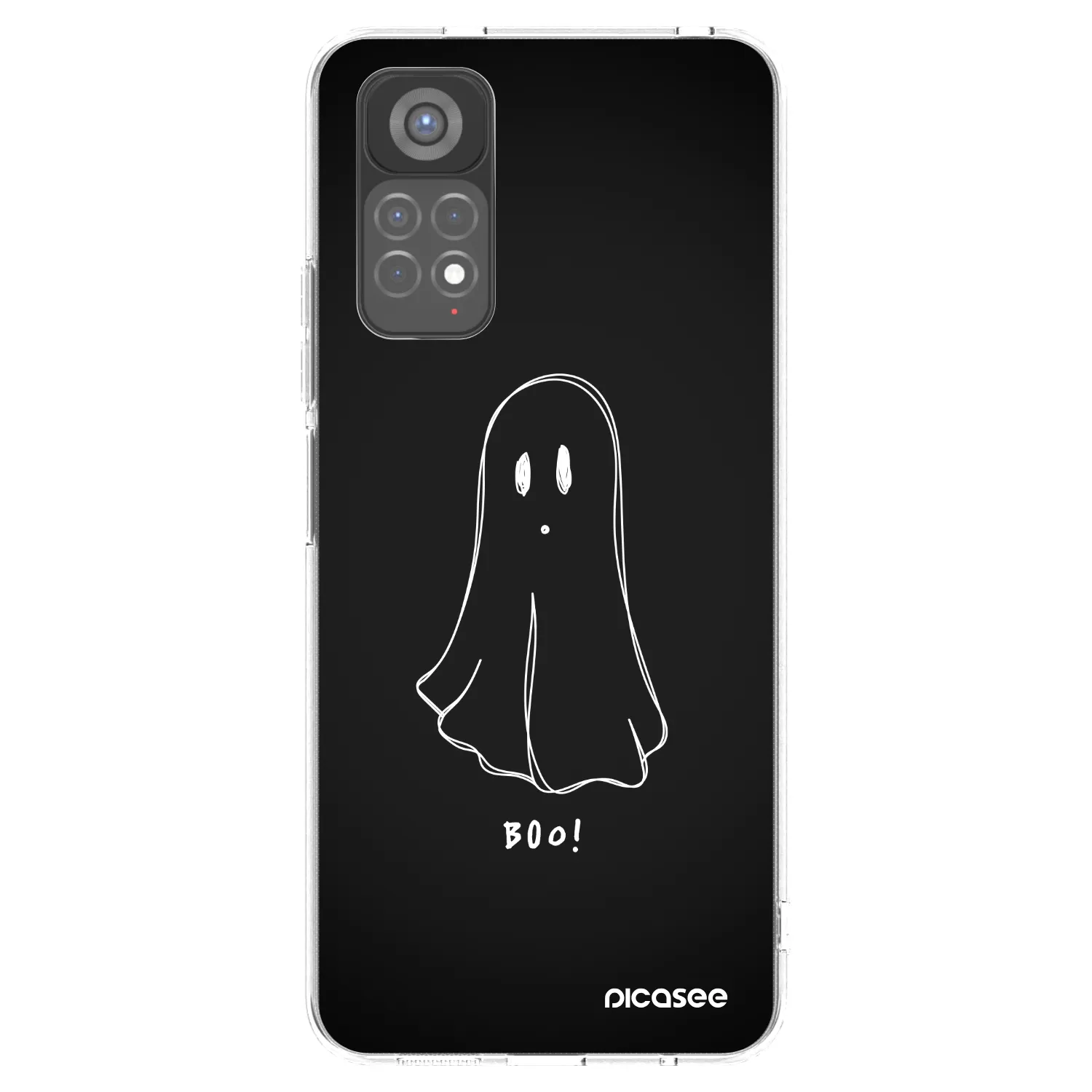 Picasee silikonowe przeźroczyste etui na Xiaomi Redmi Note 11S 5G - Ghost 2