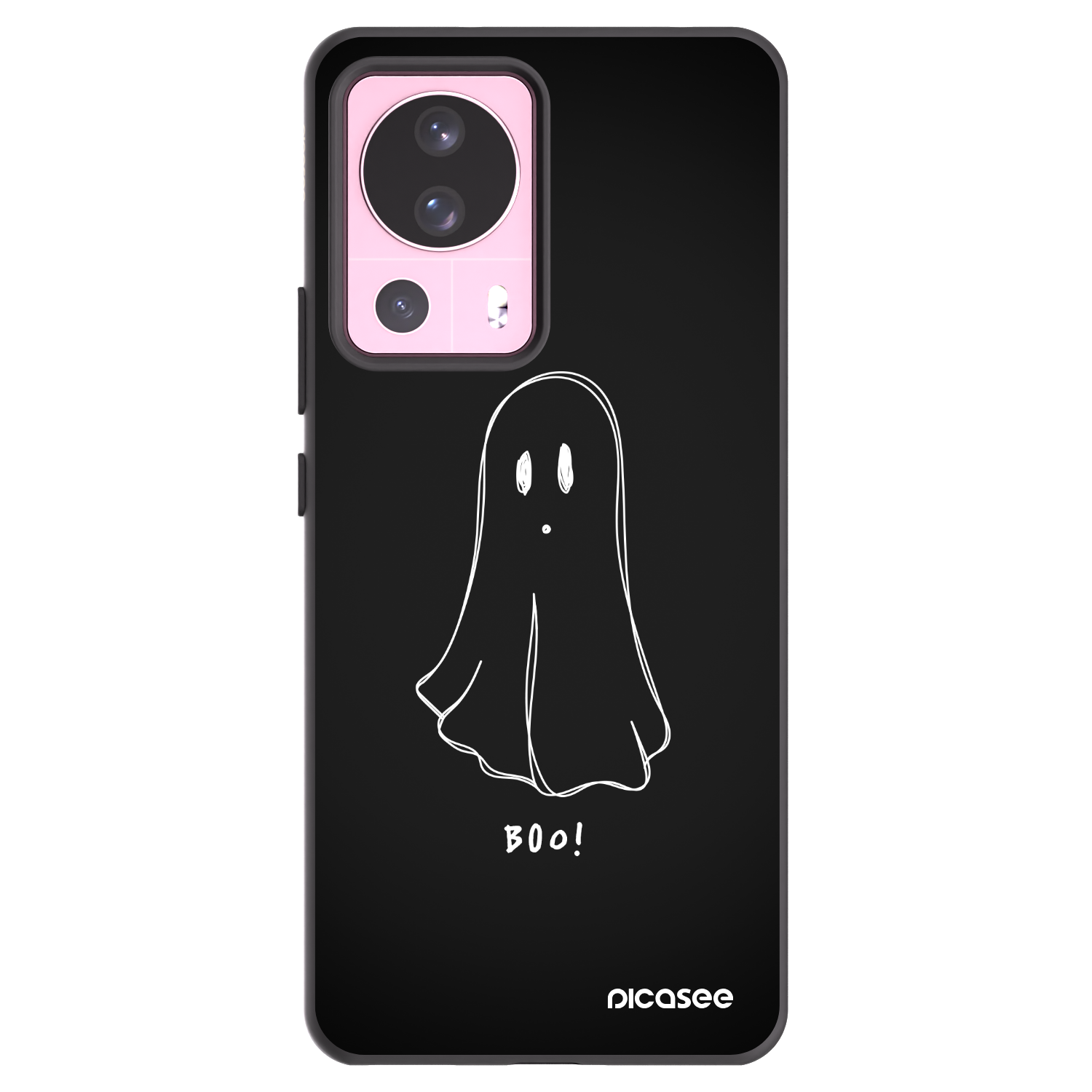 Picasee silikonowe czarne etui na Xiaomi 13 Lite - Ghost 2