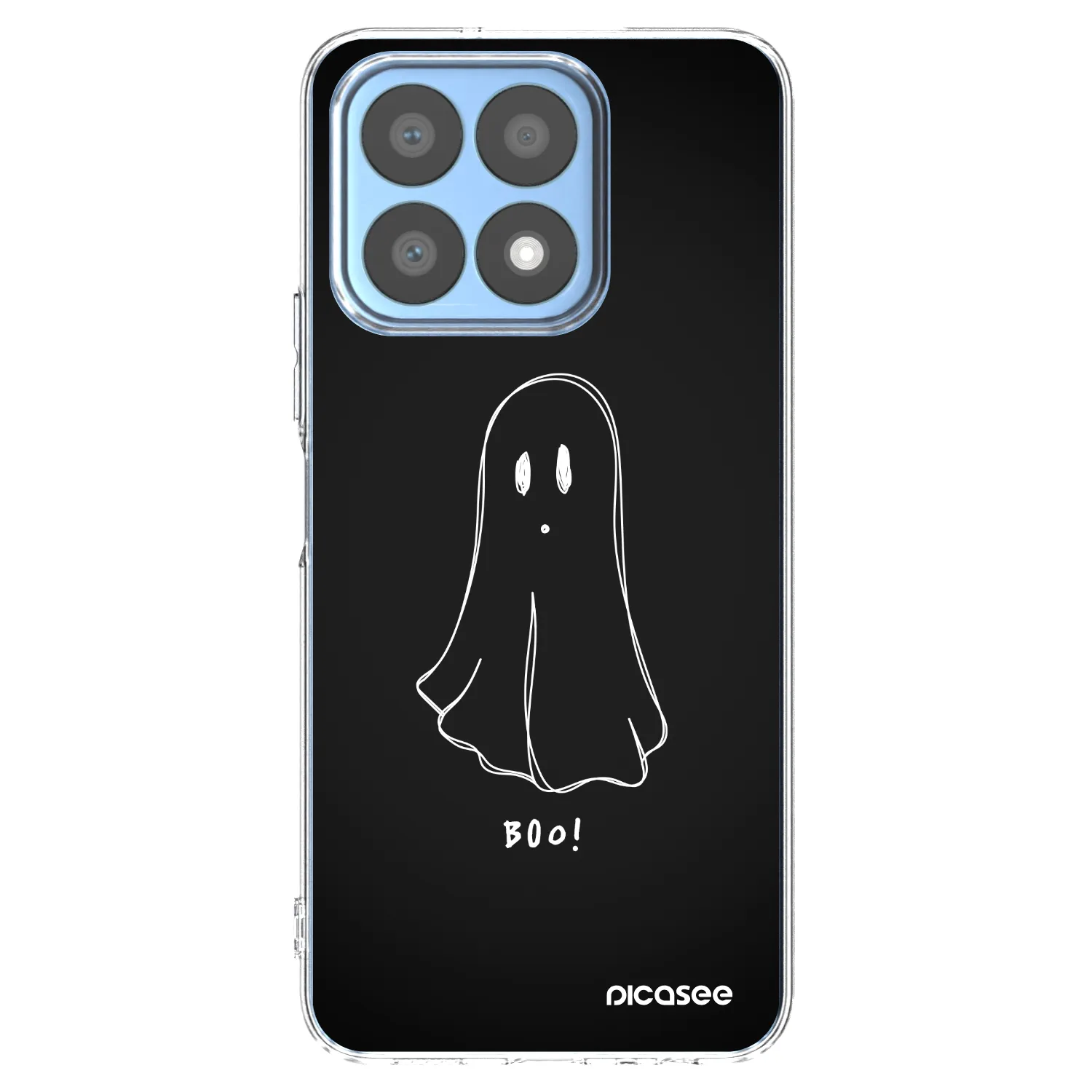 Picasee silikonowe przeźroczyste etui na Honor X8a - Ghost 2