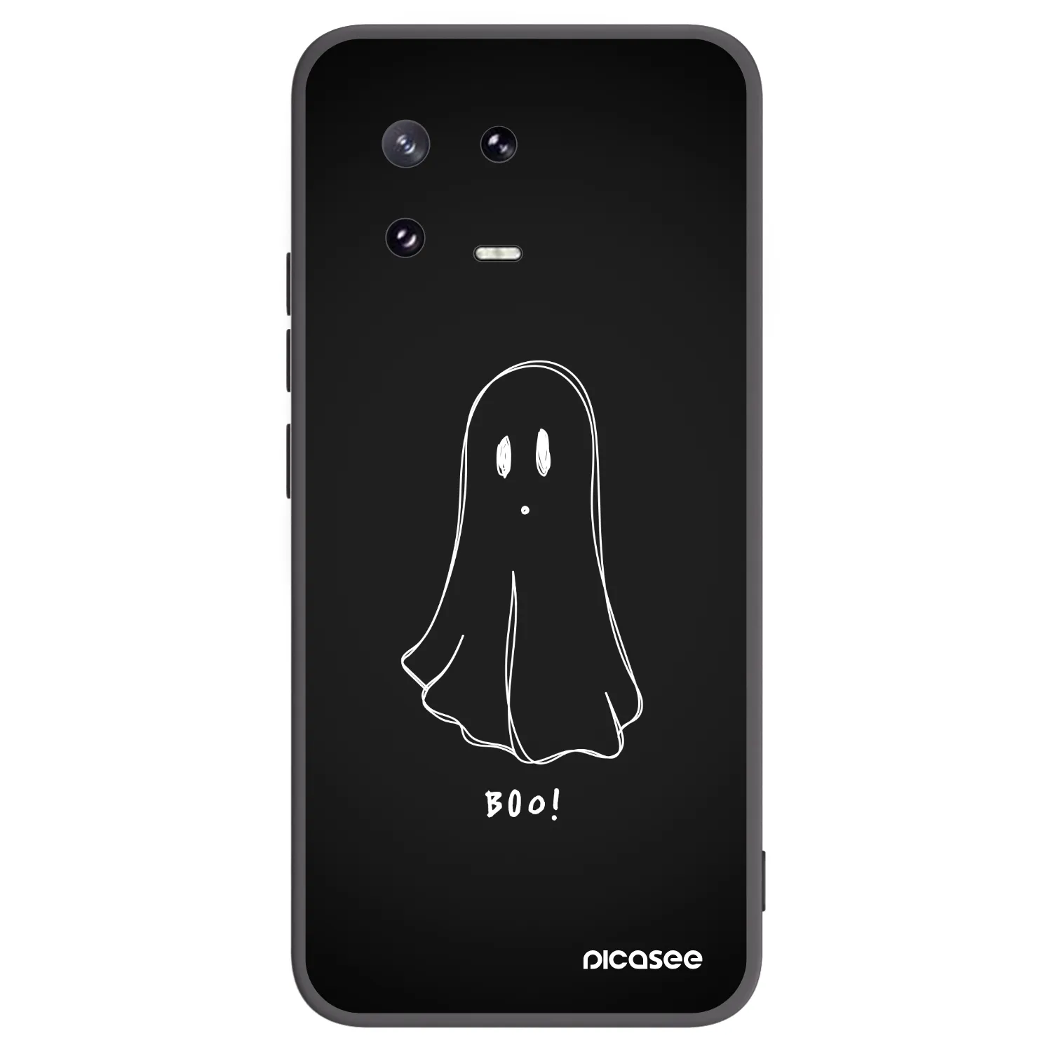 Picasee silikonowe czarne etui na Xiaomi 13 Pro - Ghost 2