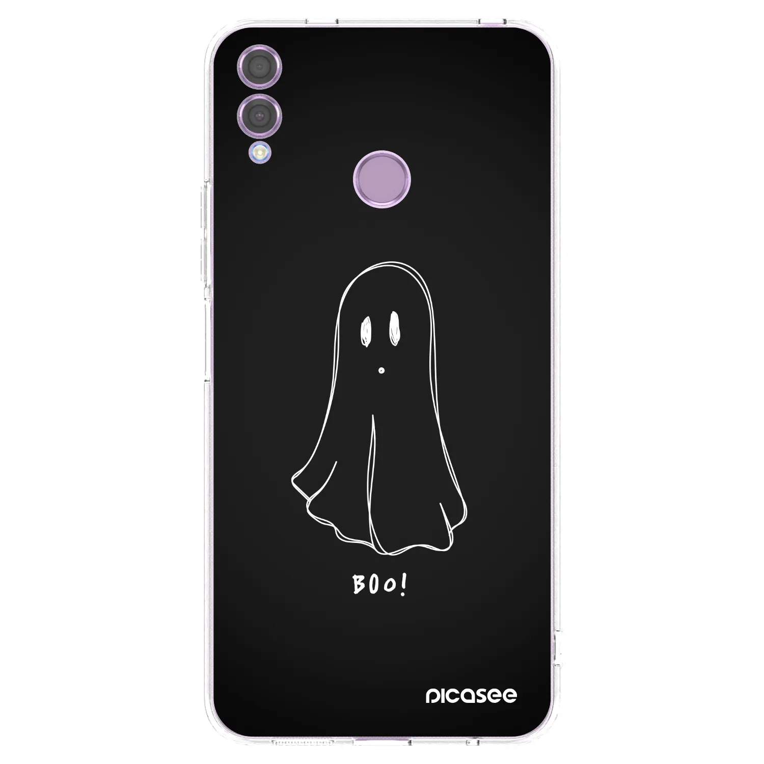 Picasee silikonowe przeźroczyste etui na Honor 8X - Ghost 2
