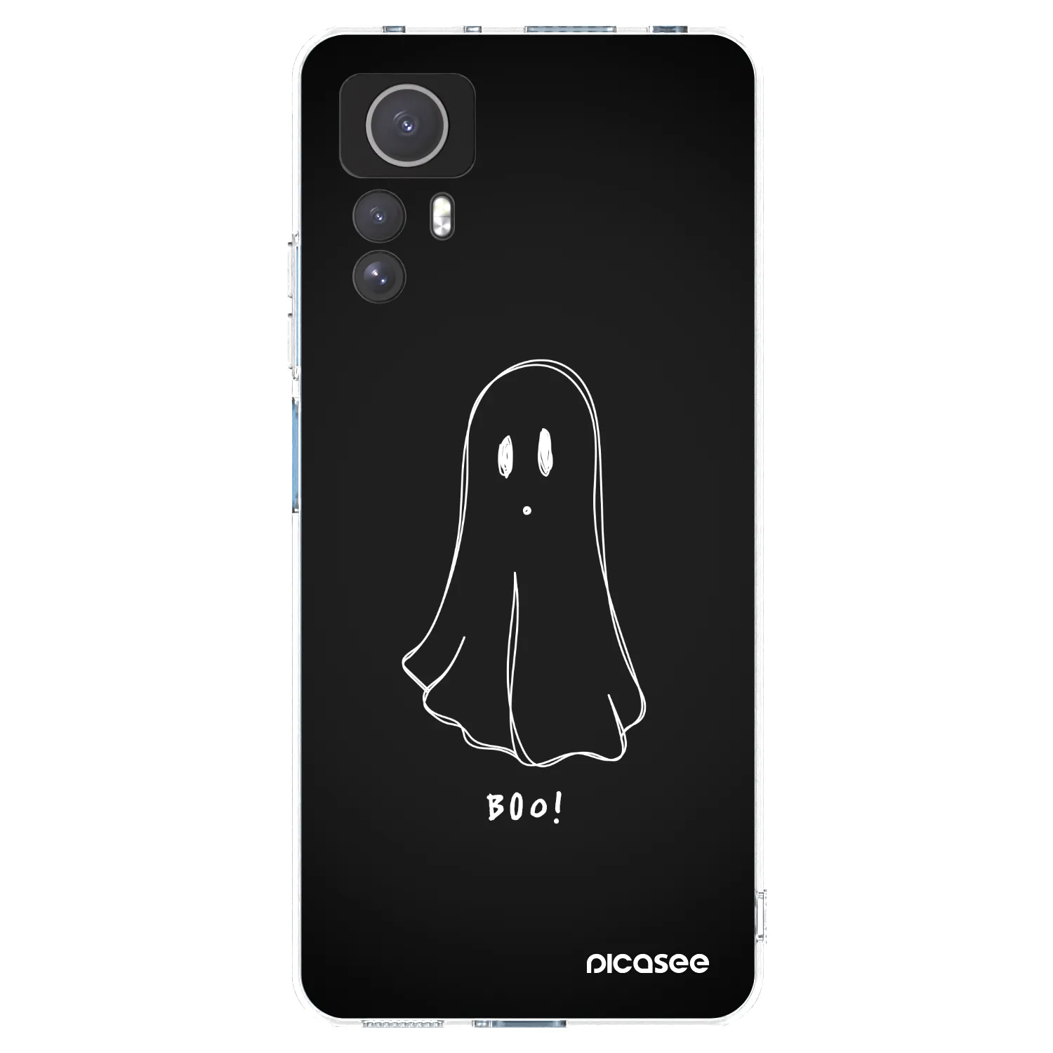 Picasee silikonowe przeźroczyste etui na Xiaomi Redmi Note 12S - Ghost 2