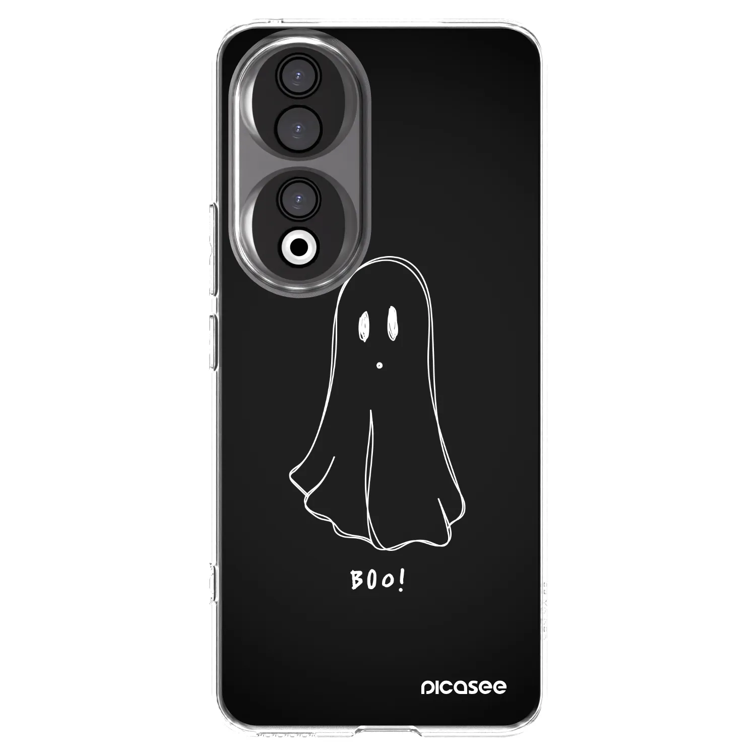 Picasee silikonowe przeźroczyste etui na Honor 90 5G - Ghost 2