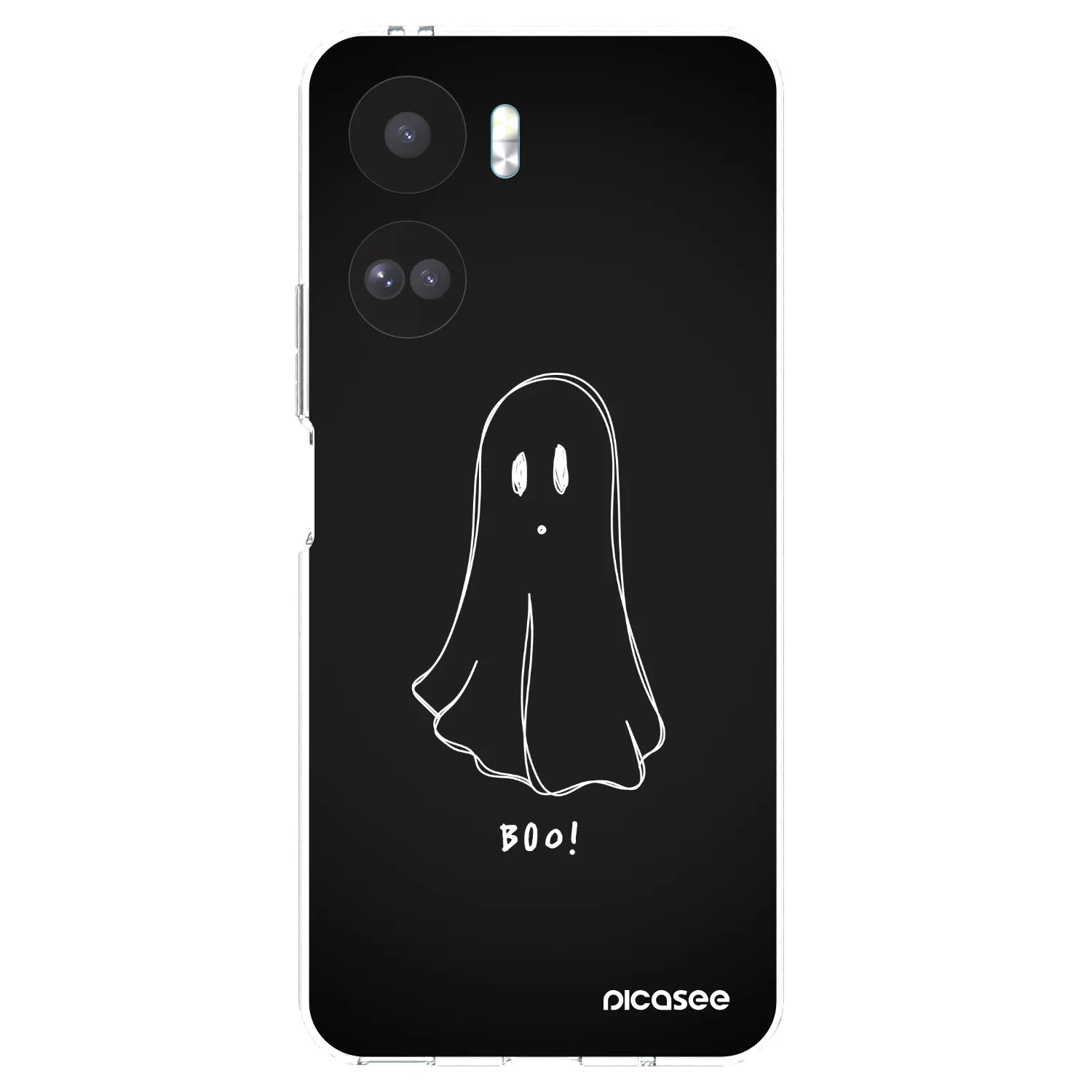Picasee silikonowe przeźroczyste etui na Honor 90 Lite 5G - Ghost 2