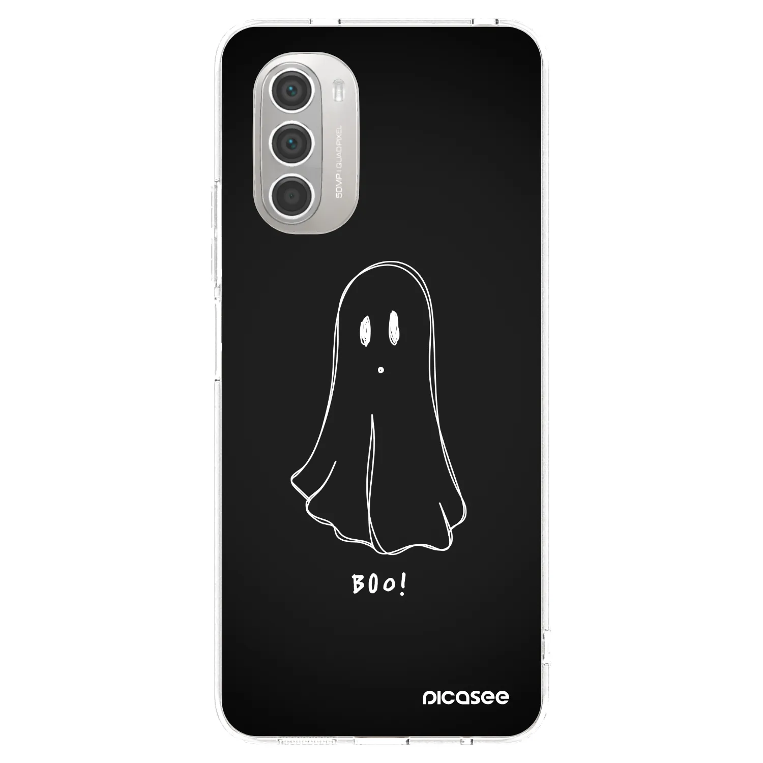 Picasee silikonowe przeźroczyste etui na Motorola Moto G51 - Ghost 2