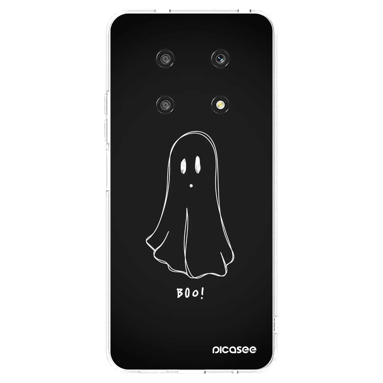 Picasee silikonowe przeźroczyste etui na Honor Magic4 Lite 5G - Ghost 2