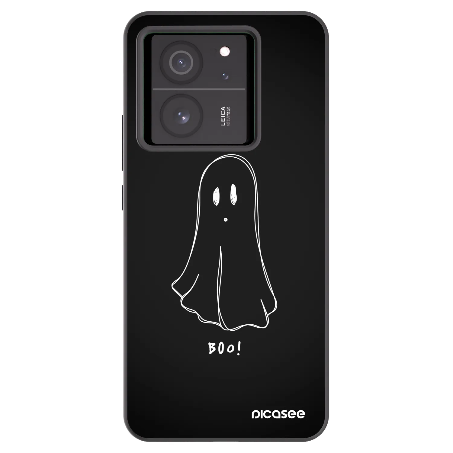 Picasee silikonowe czarne etui na Xiaomi 13T - Ghost 2