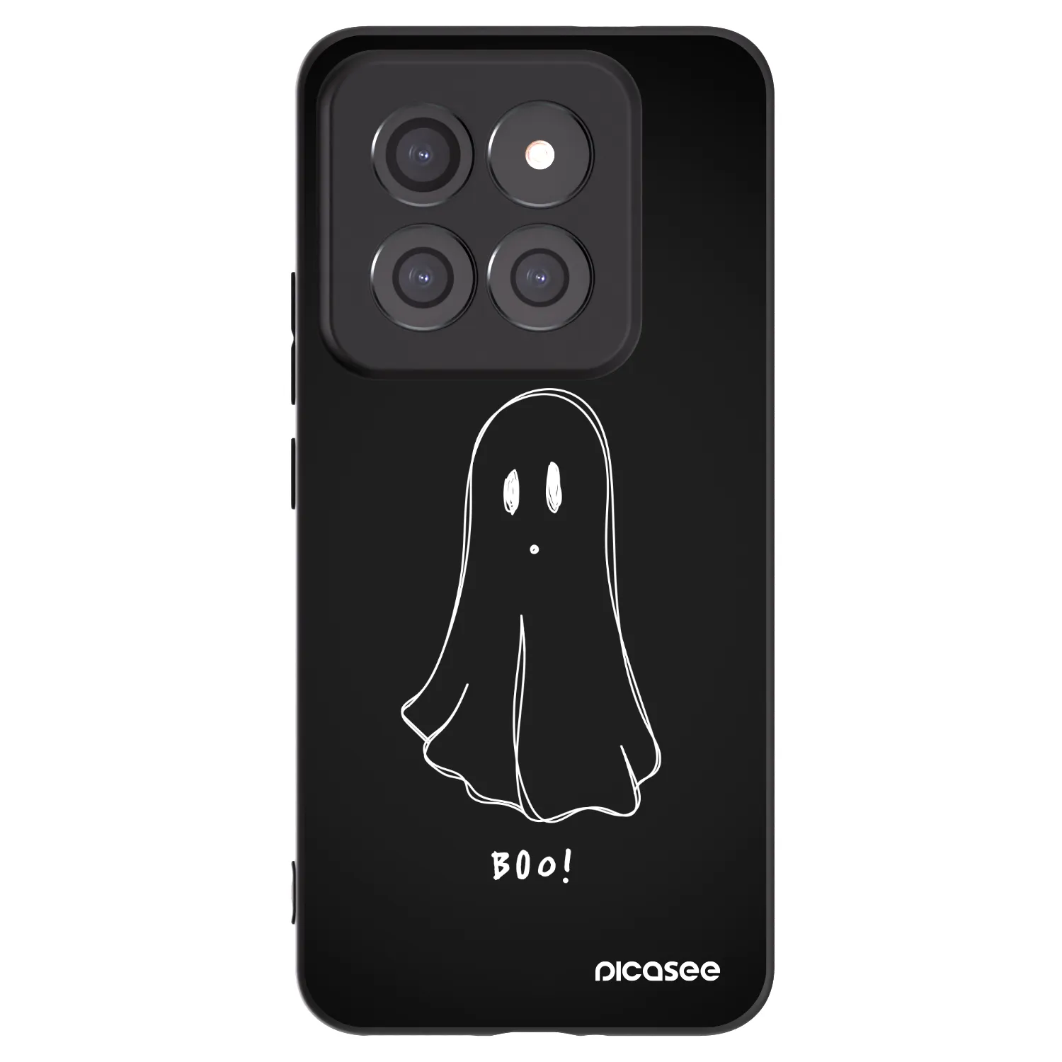Picasee silikonowe czarne etui na Xiaomi 14 Pro - Ghost 2
