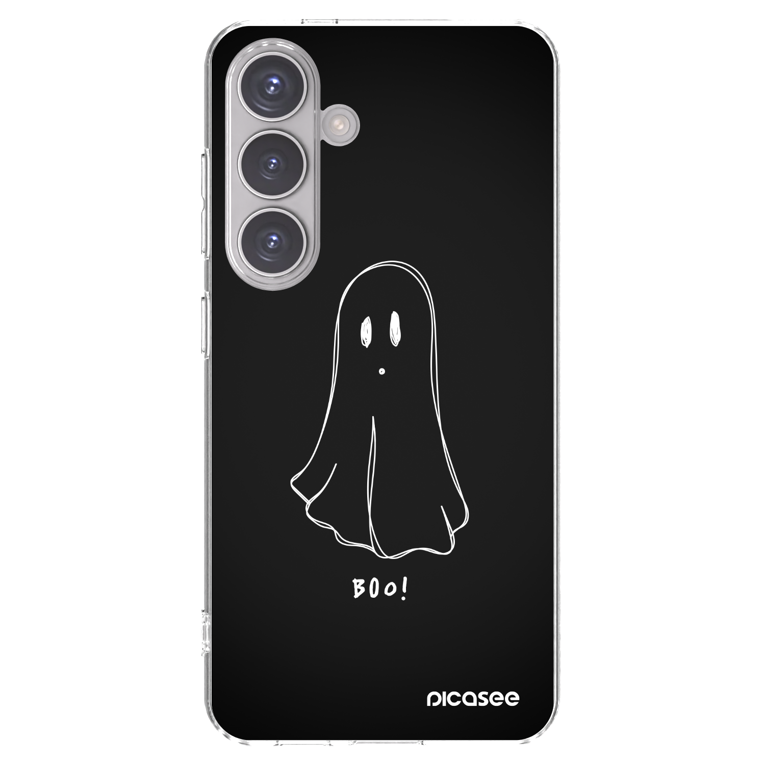 Picasee silikonowe przeźroczyste etui na Samsung Galaxy S24 S921B 5G - Ghost 2